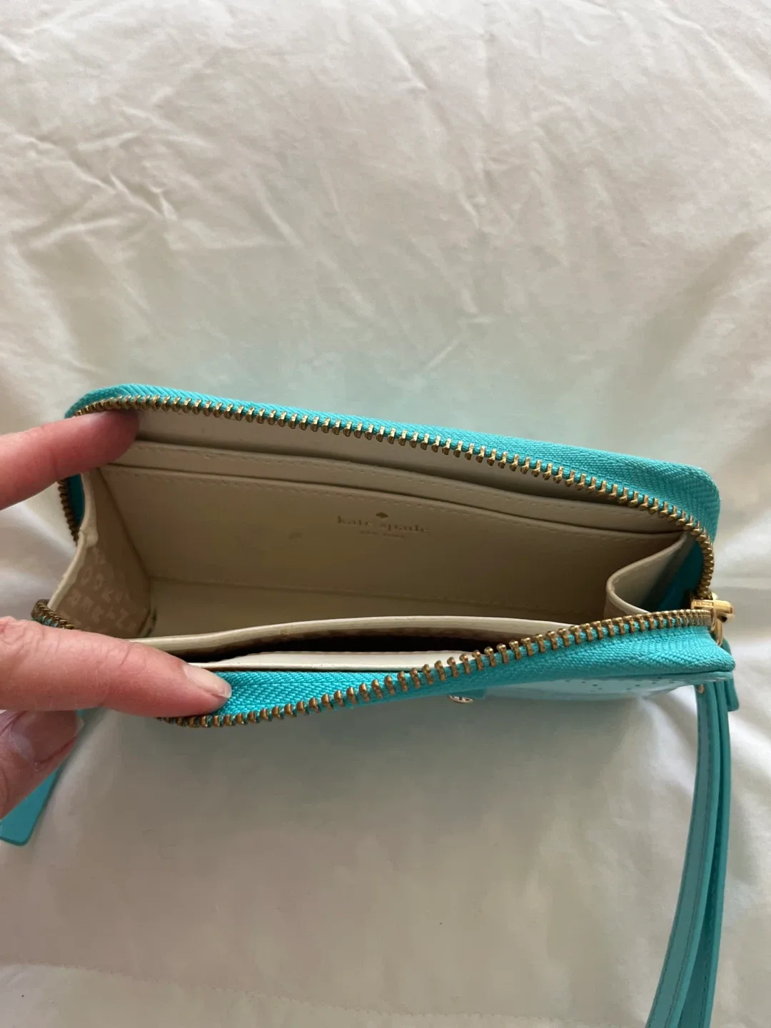 Kate Spade Wristlet Wallet - Turquoise image indicator(3)