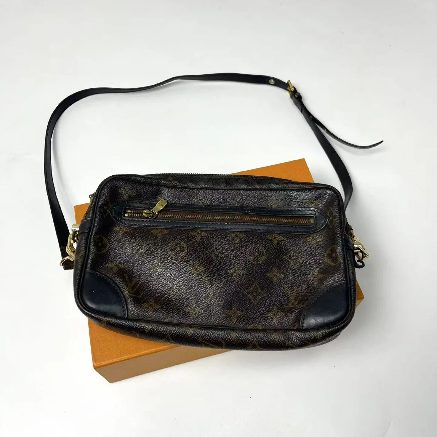 Authentic Louis Vuitton Monogram Canvas Shoulder Bag