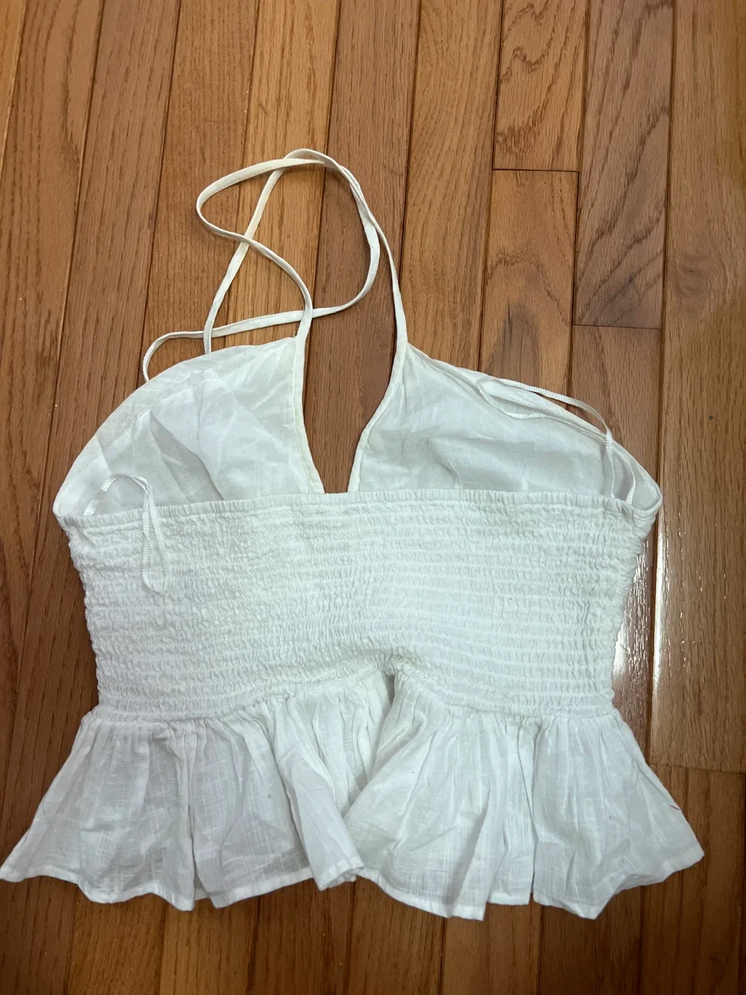 Free people White Halter Top image indicator(2)