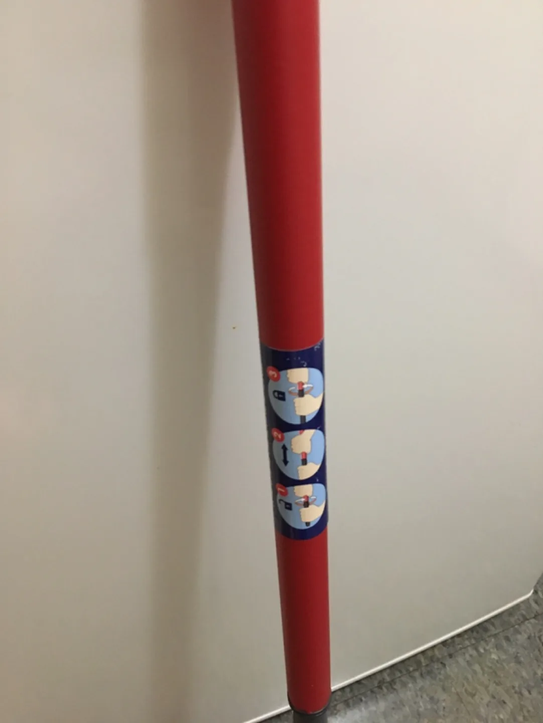 Extendable Telescopic Pole - Red image indicator(4)