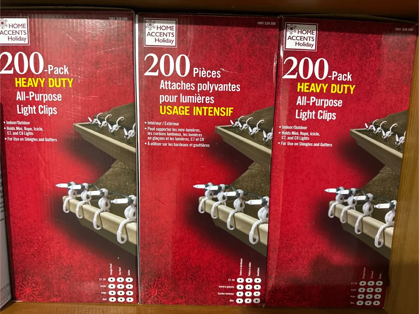 Home Accents Holiday 200-Pack Light Clips