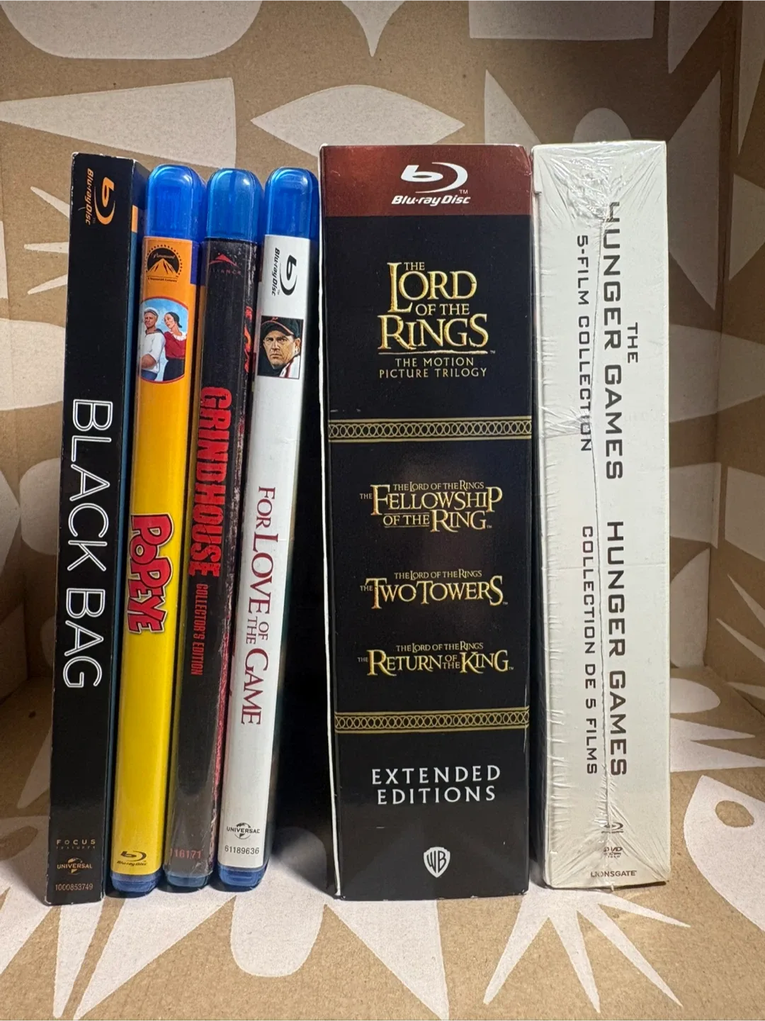 Blu-ray Movies: Lord of the Rings, Hunger Games
