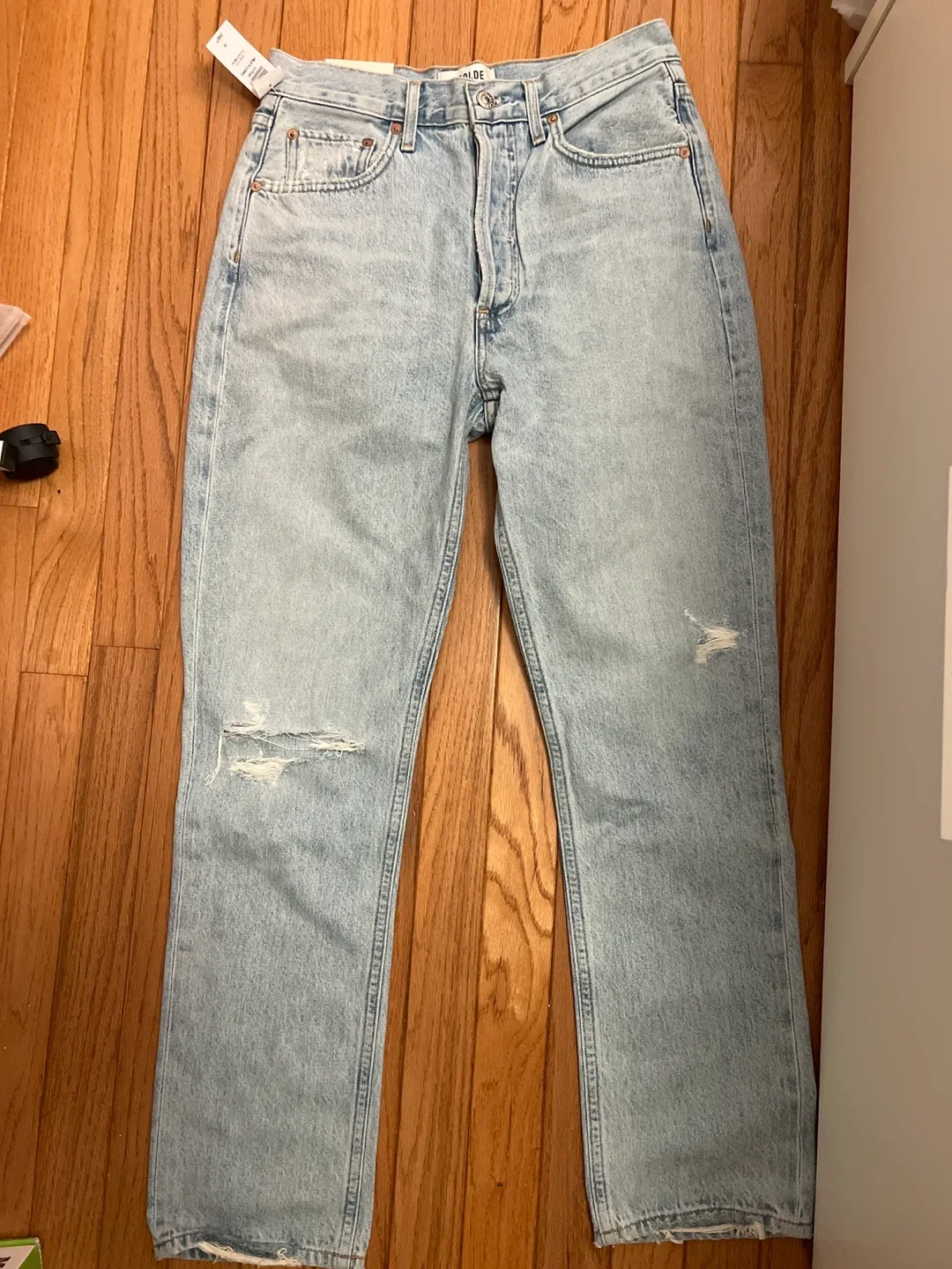 Aritzia AGOLDE Riley High Rise Straight Leg Jeans - Size 26 image indicator(3)