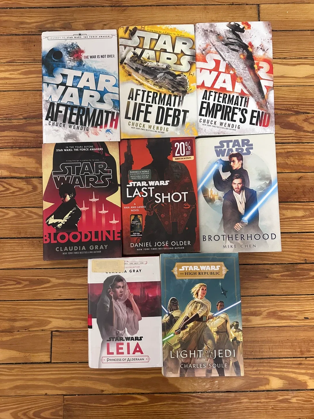 Star Wars Hardcover Book Collection (8 Books)