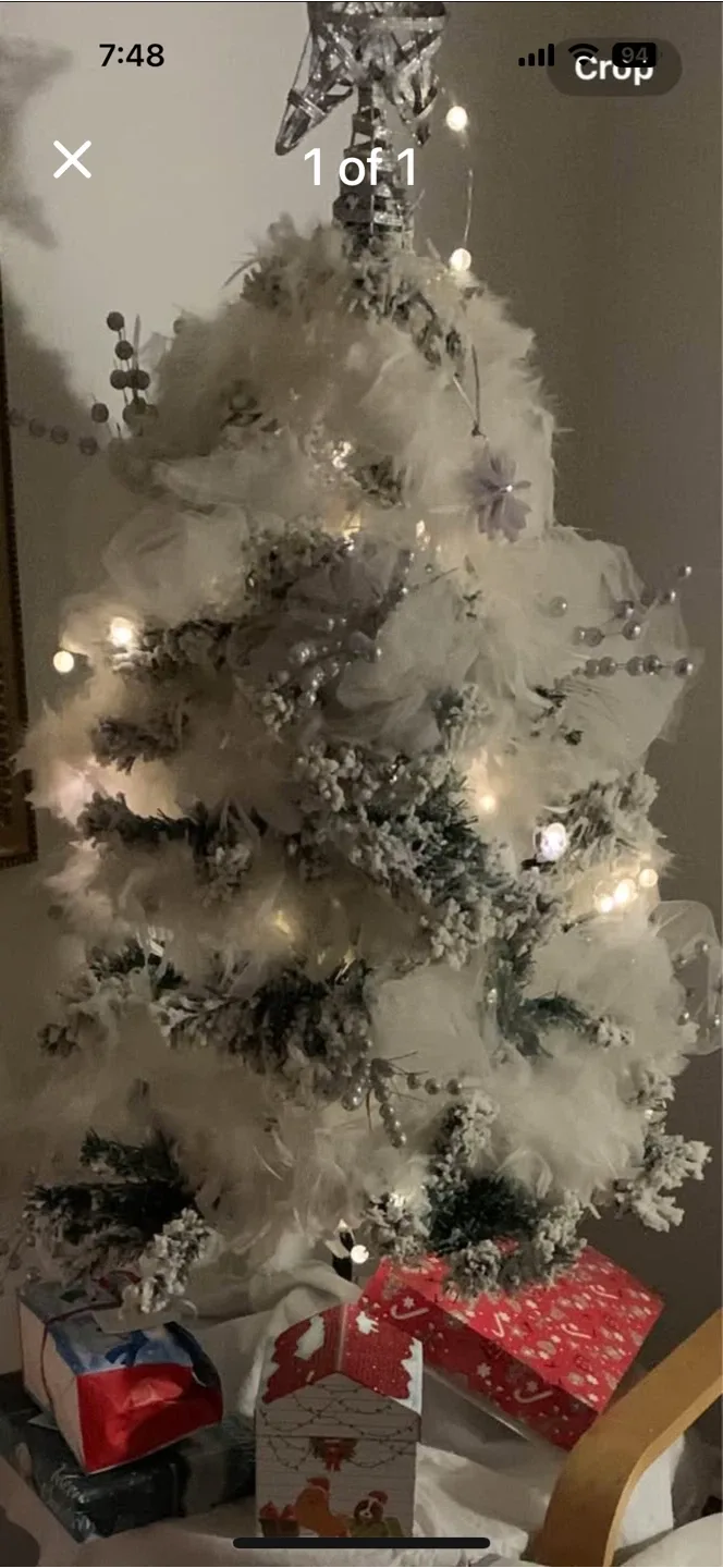 Large IKEA bin (included)of tree decorations image indicator(3)