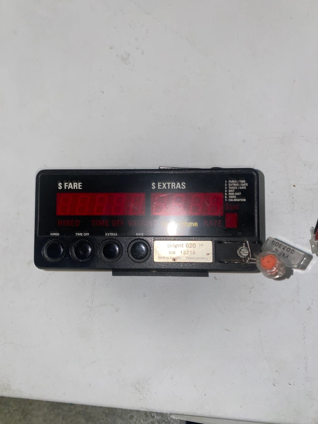 Kenwood Taxi Meter & Beck Taxi Top Light and a radio - photo 3
