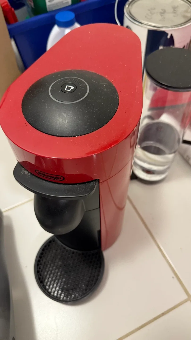 DeLonghi Nespresso Machine - Red