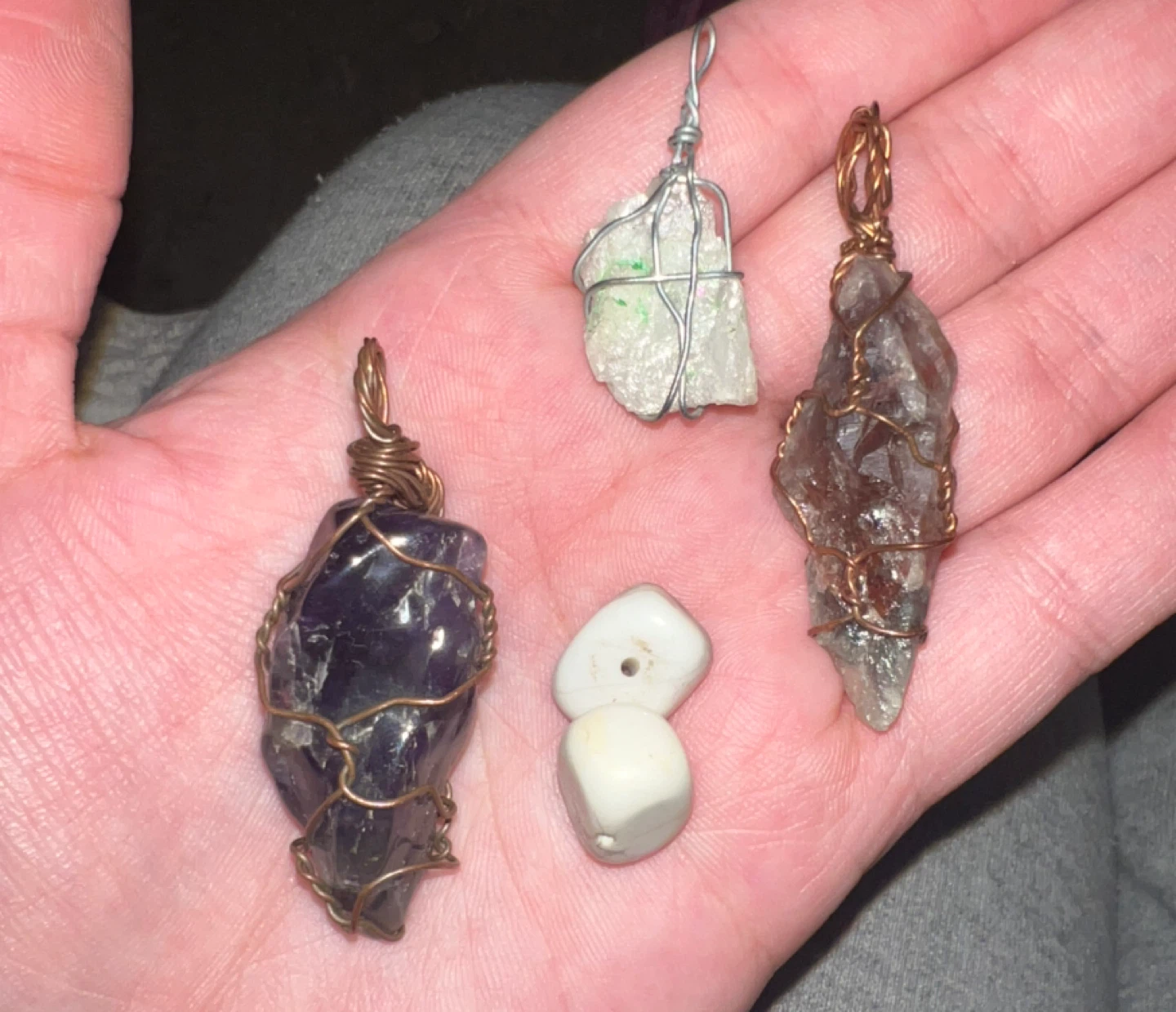 3 Handwrapped Crystals - photo 2