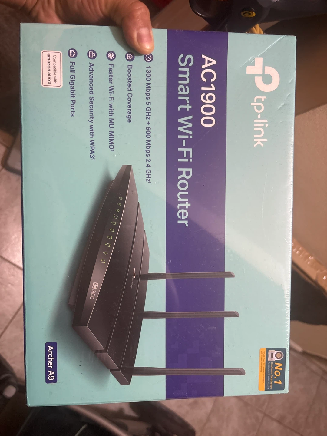 TP-Link AC1900 Archer A9 Smart WiFi Router - New