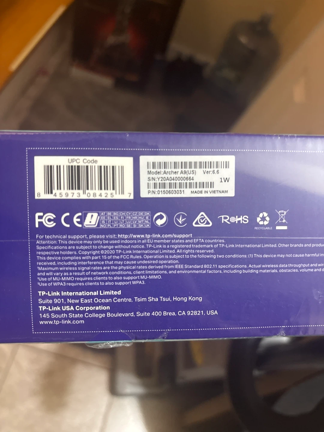 TP-Link AC1900 Archer A9 Smart WiFi Router - New - photo 4