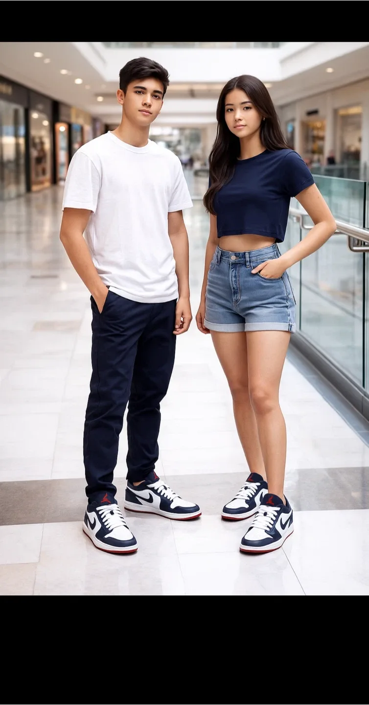 Nike Air Jordan 1 Low White/Navy size 36, 37 and 39 unisex image indicator(2)