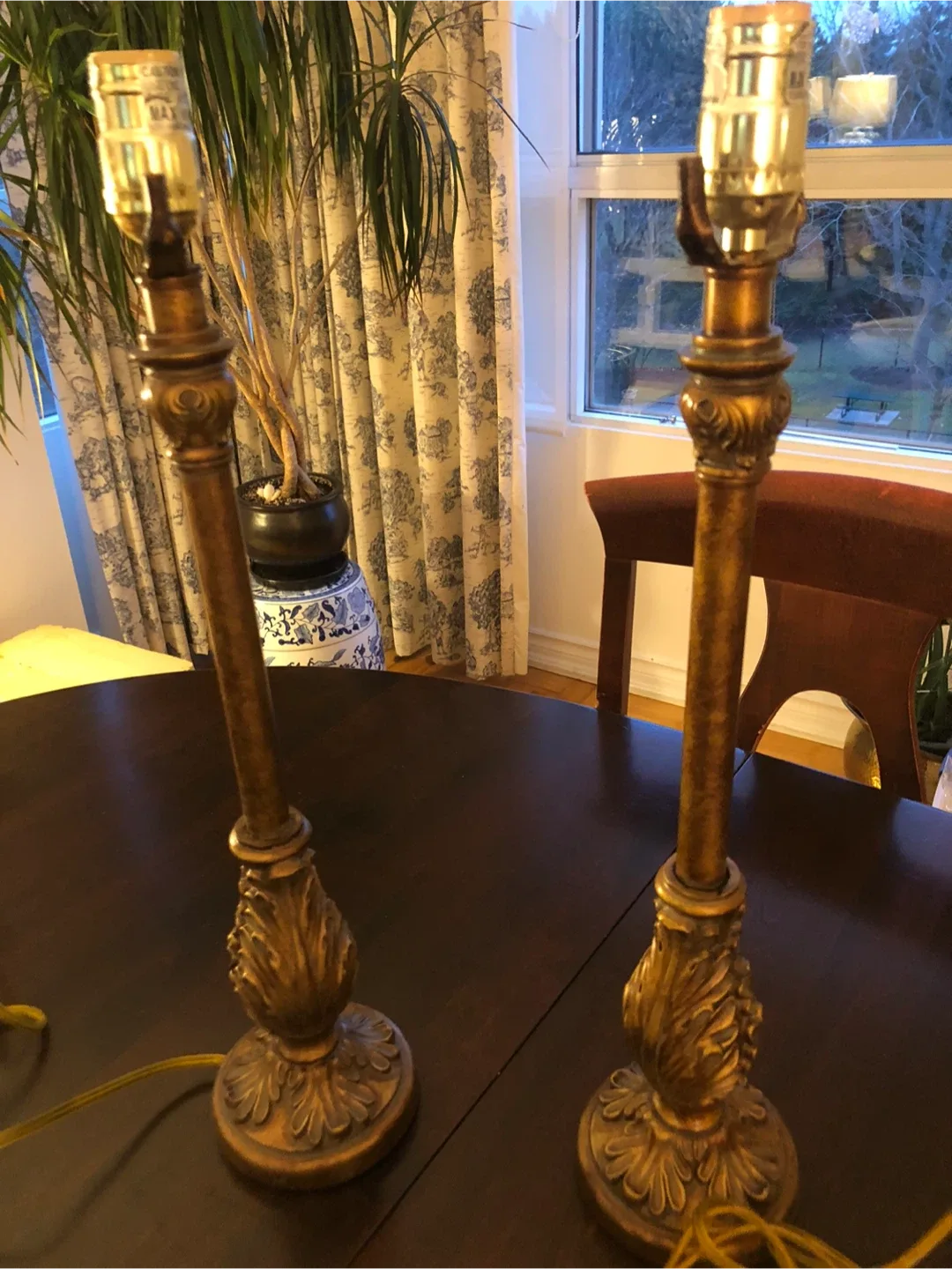 Pair of Ornate Table Lamps image indicator(2)