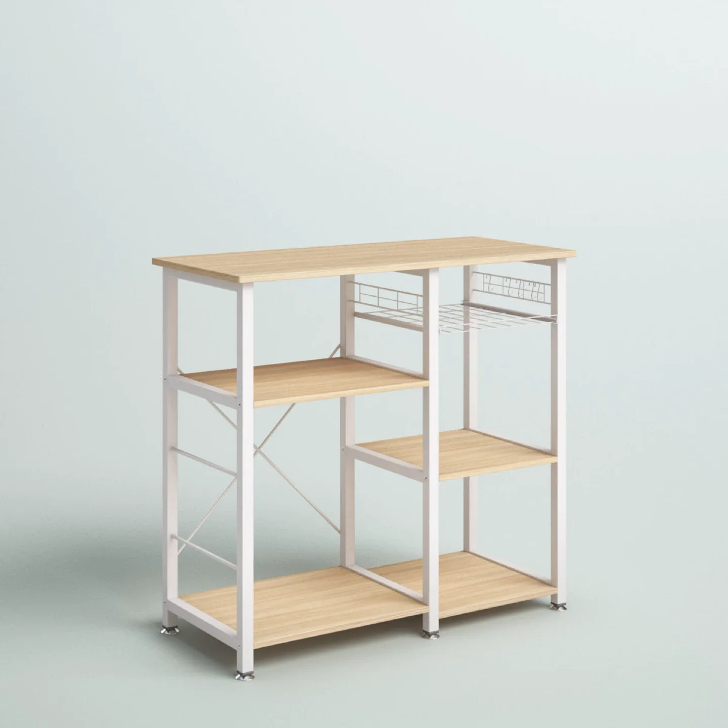 Bakers Rack Kitchen Shelf, 35.4" x 16" x 33"