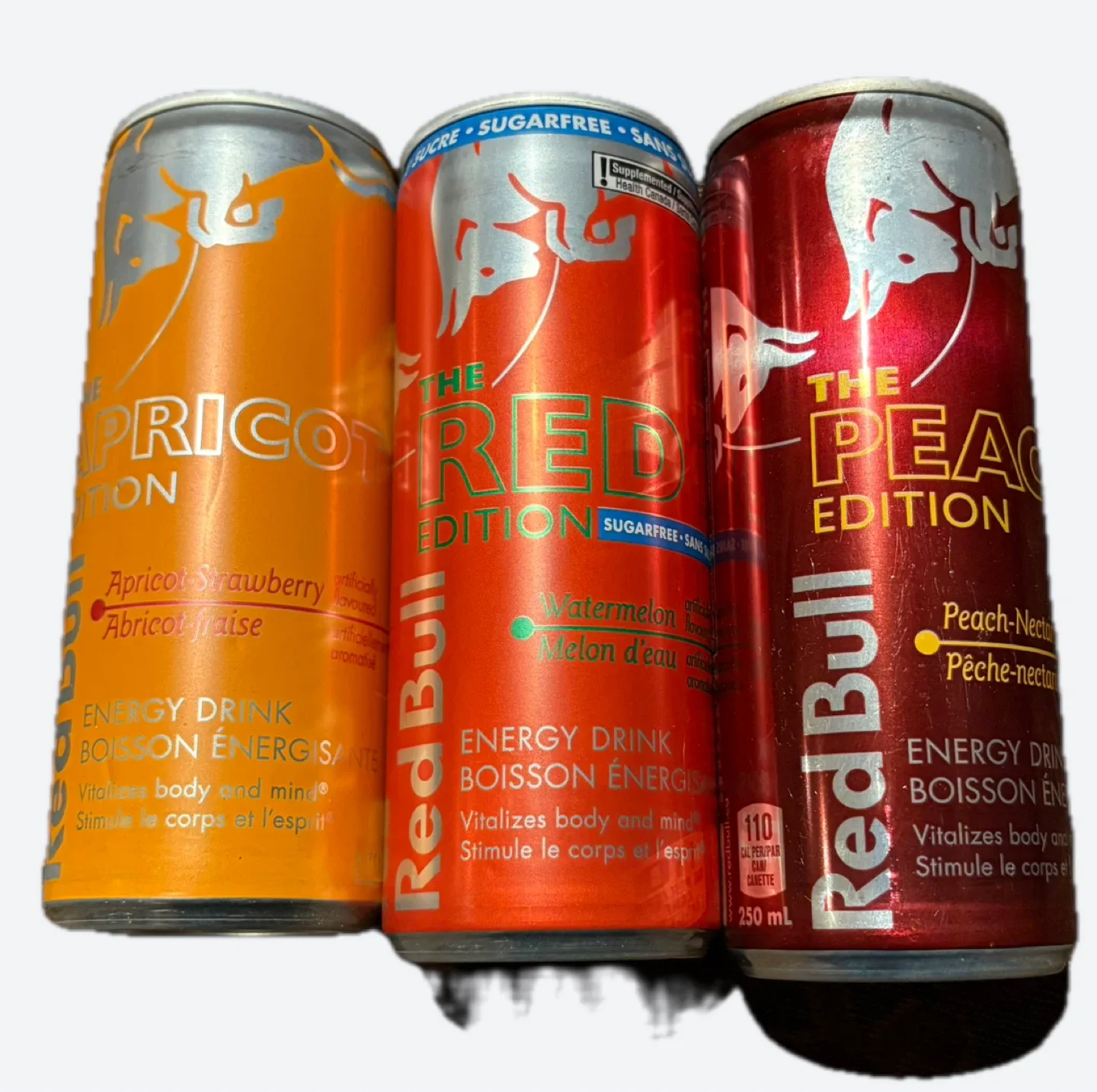 3 FREE Red Bull energy drinks