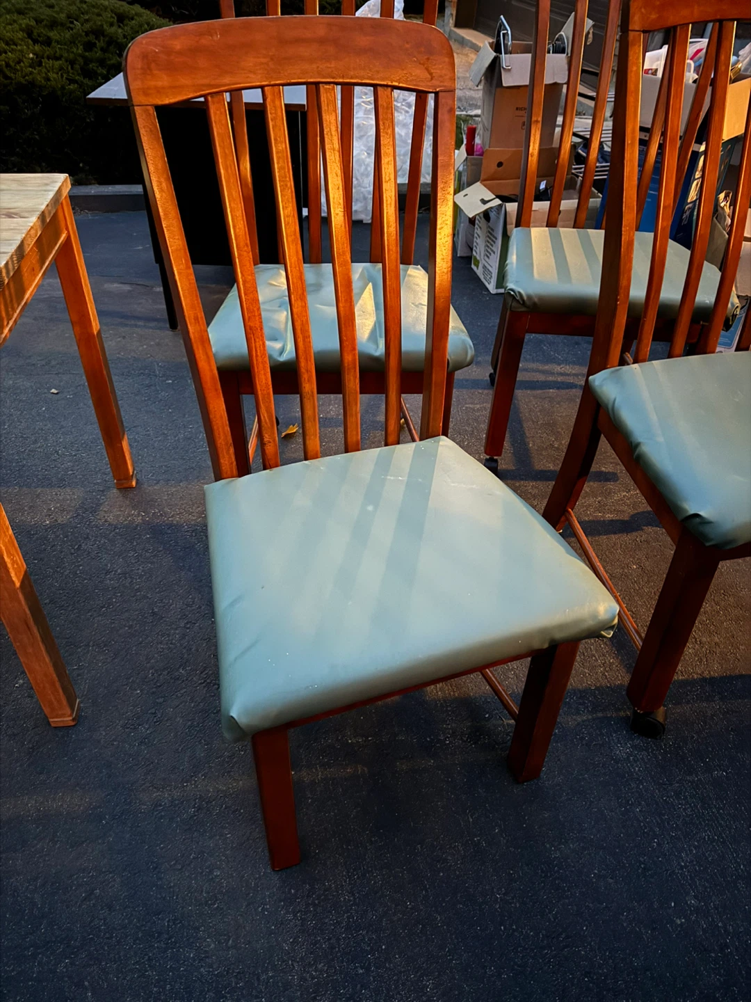 Wooden Dining Chairs - Set of 4 - photo 4