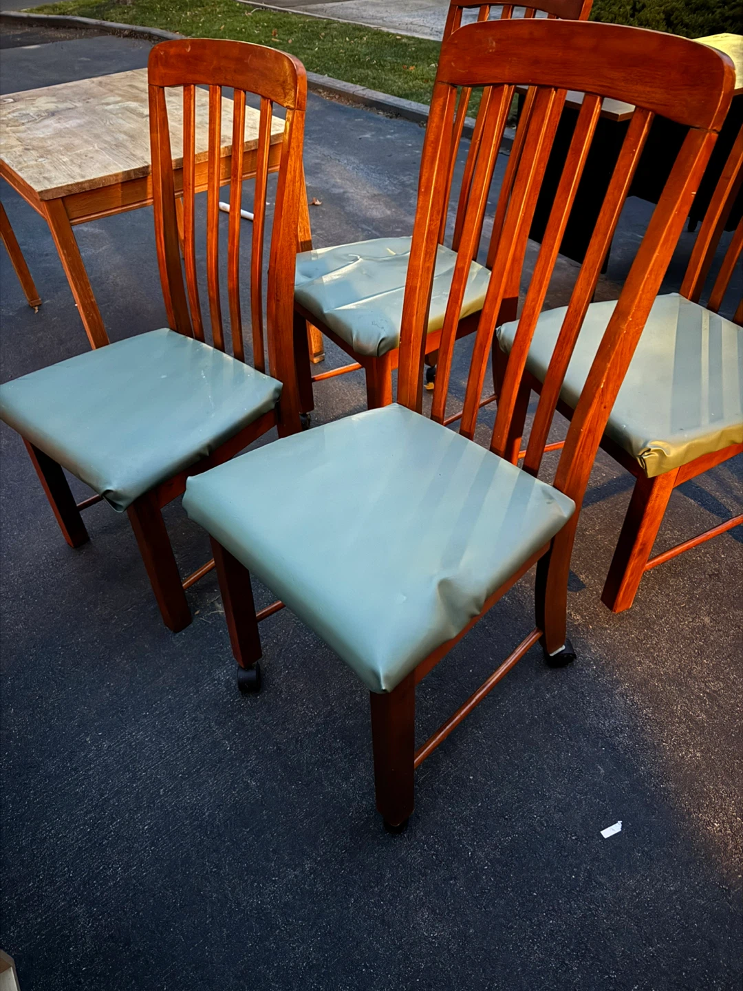 Wooden Dining Chairs - Set of 4 - photo 2