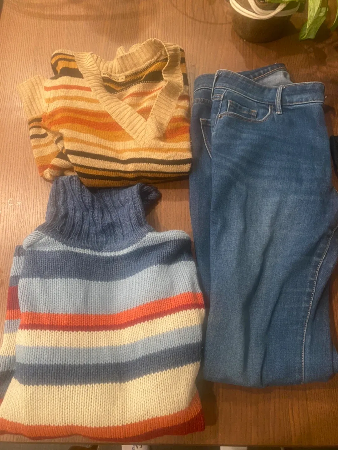 Giving Away Women Sweaters and Jeans