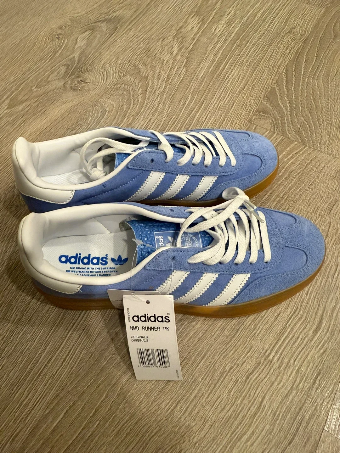 Adidas samba rate sky blue/White Size 7.5