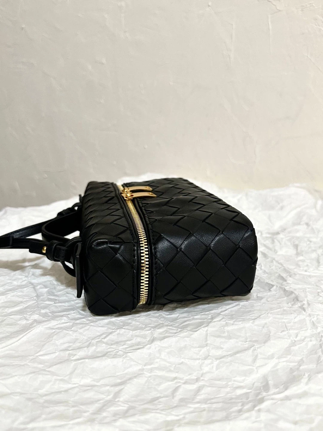 Woven Leather Crossbody Bag - photo 3