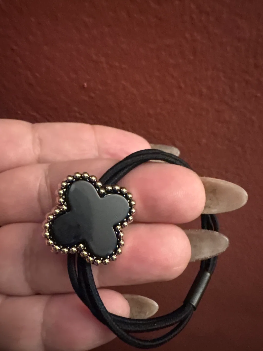 New Set of 2 Clover Hair ties image indicator(2)