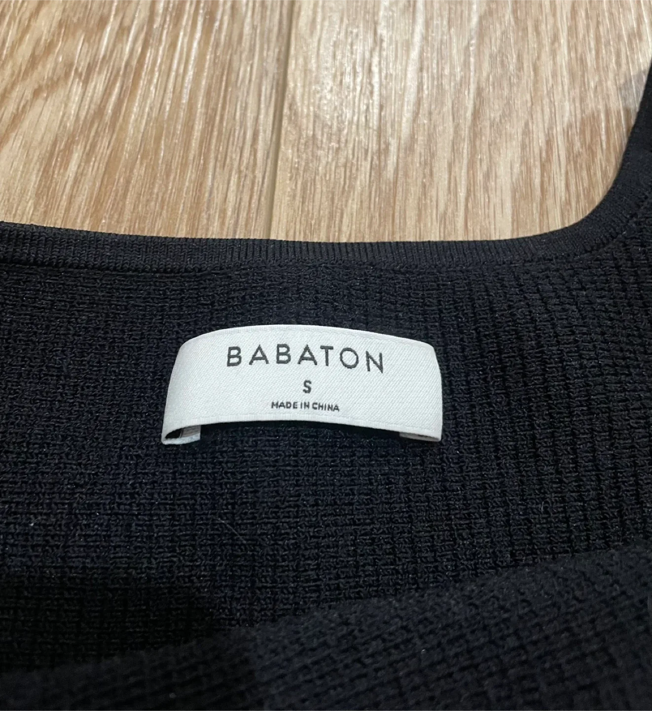 Babaton Black Cropped Tank - Size S image indicator(2)