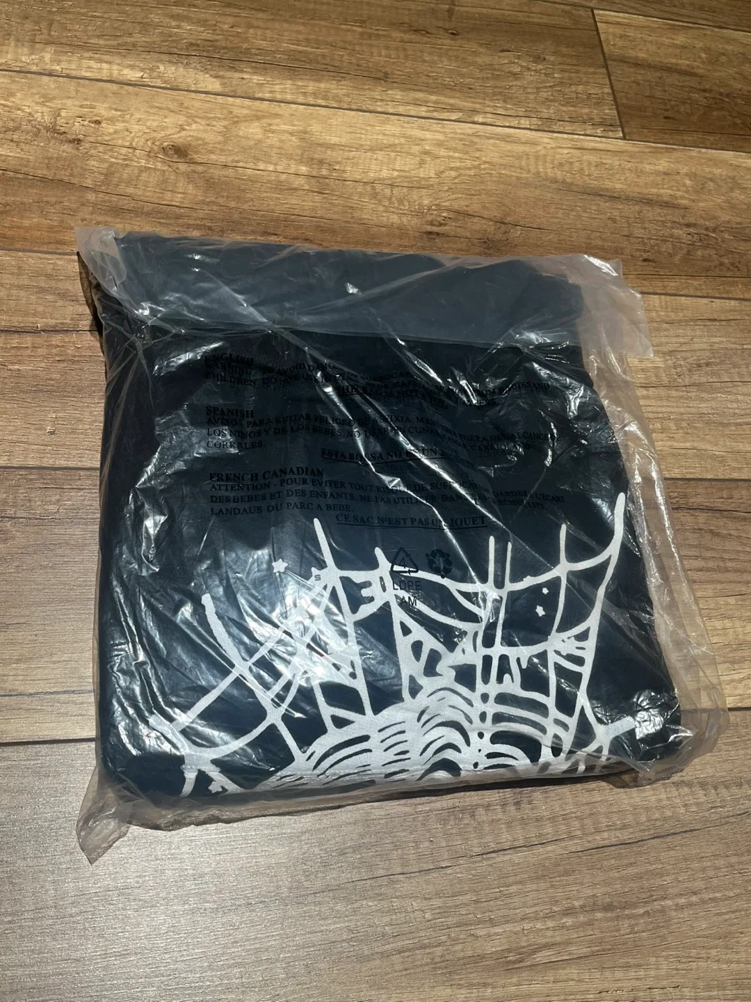 Sp5der Black OG Web Hoodie image indicator(9)
