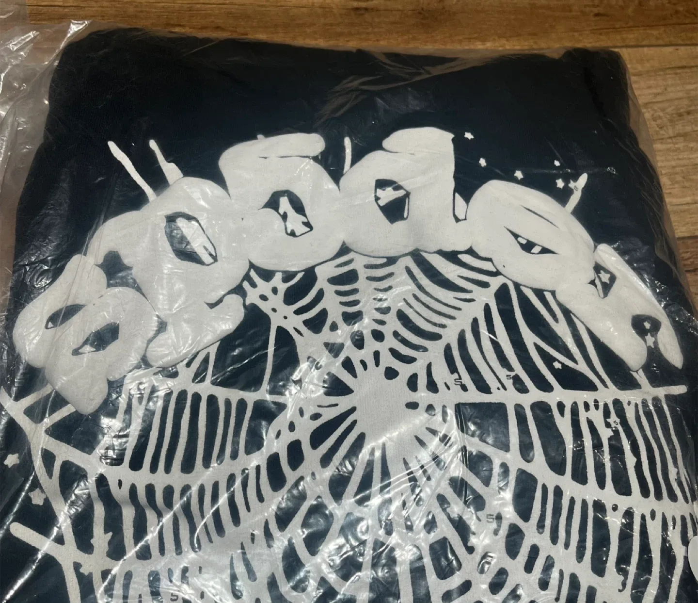 Sp5der Black OG Web Hoodie image indicator(8)