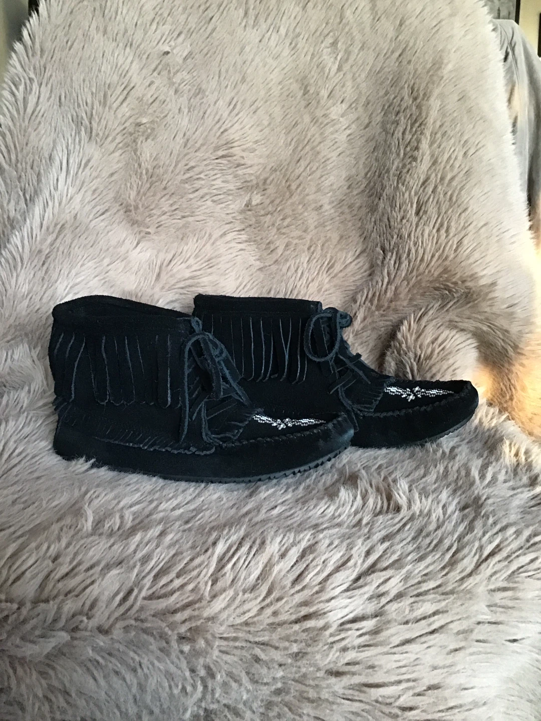 Manitobah Mukluks Moccasins Black