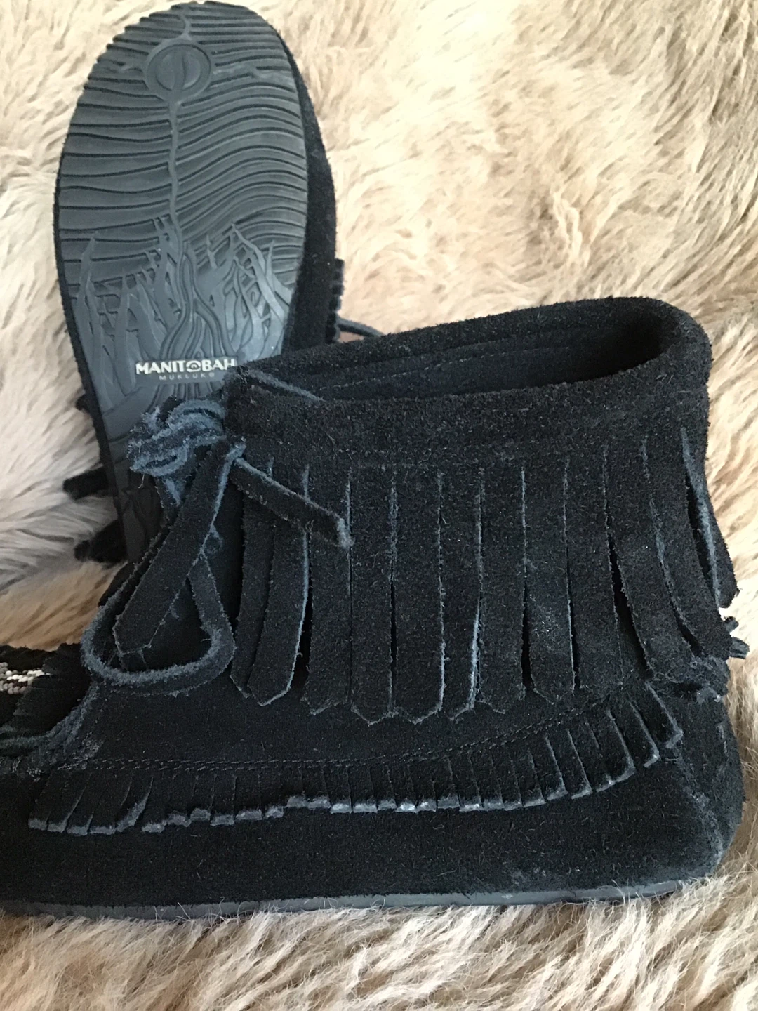 Manitobah Mukluks Moccasins Black - photo 3