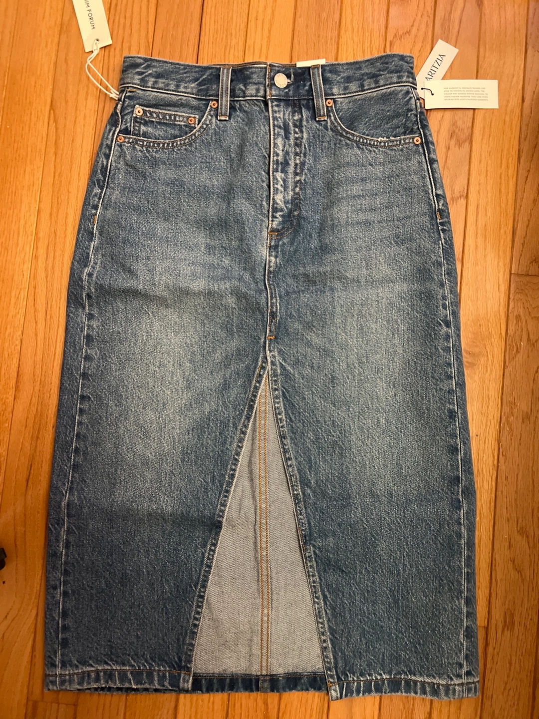 Aritzia Denim Midi Skirt - photo 2