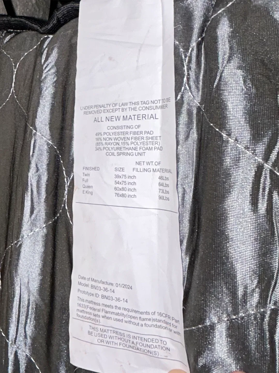 BedNew Queen  Hybrid Mattress image indicator(4)