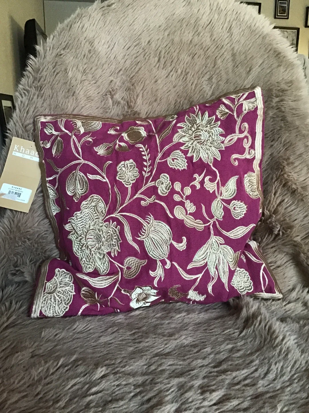 Khaadi Home Floral Embroidered Pillow covers