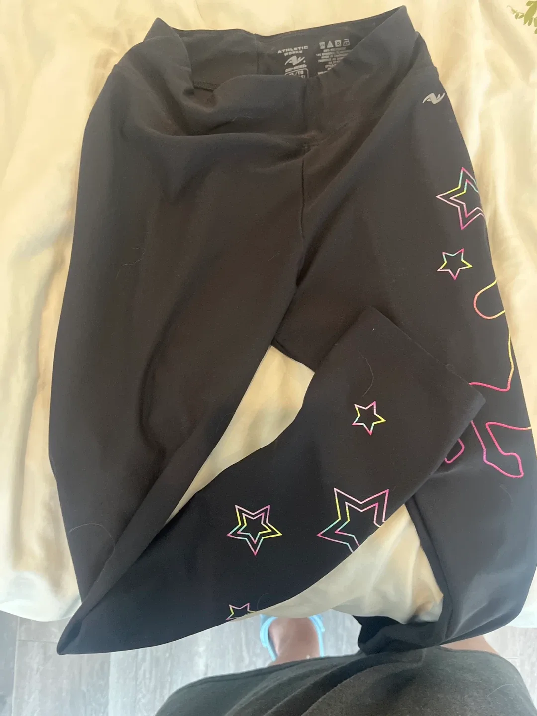 Athletic Works Black Leggings XL (16-18)