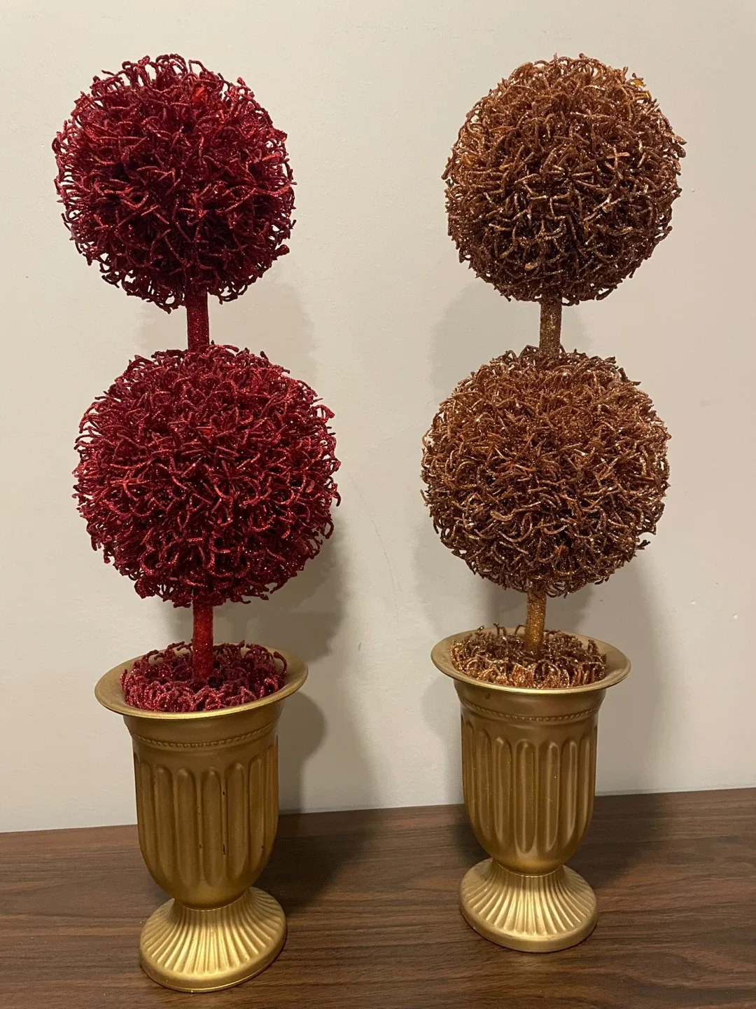 Decorative Topiary Trees (Set of 2)