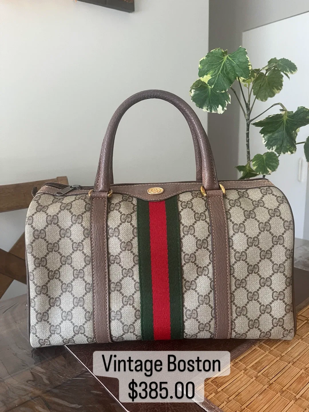 Gucci Vintage Boston Bag