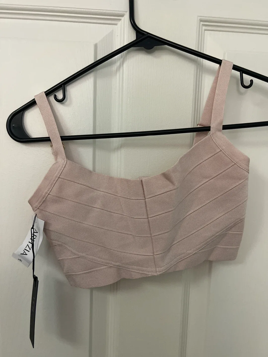 Babaton ten Pink Cropped Tank Top