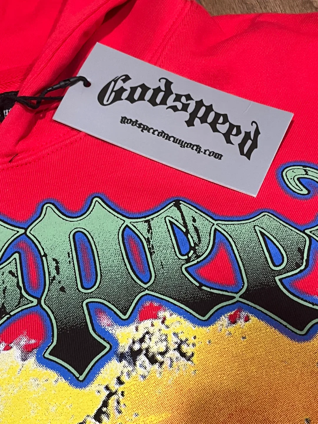 Godspeed Red Hoodie image indicator(4)