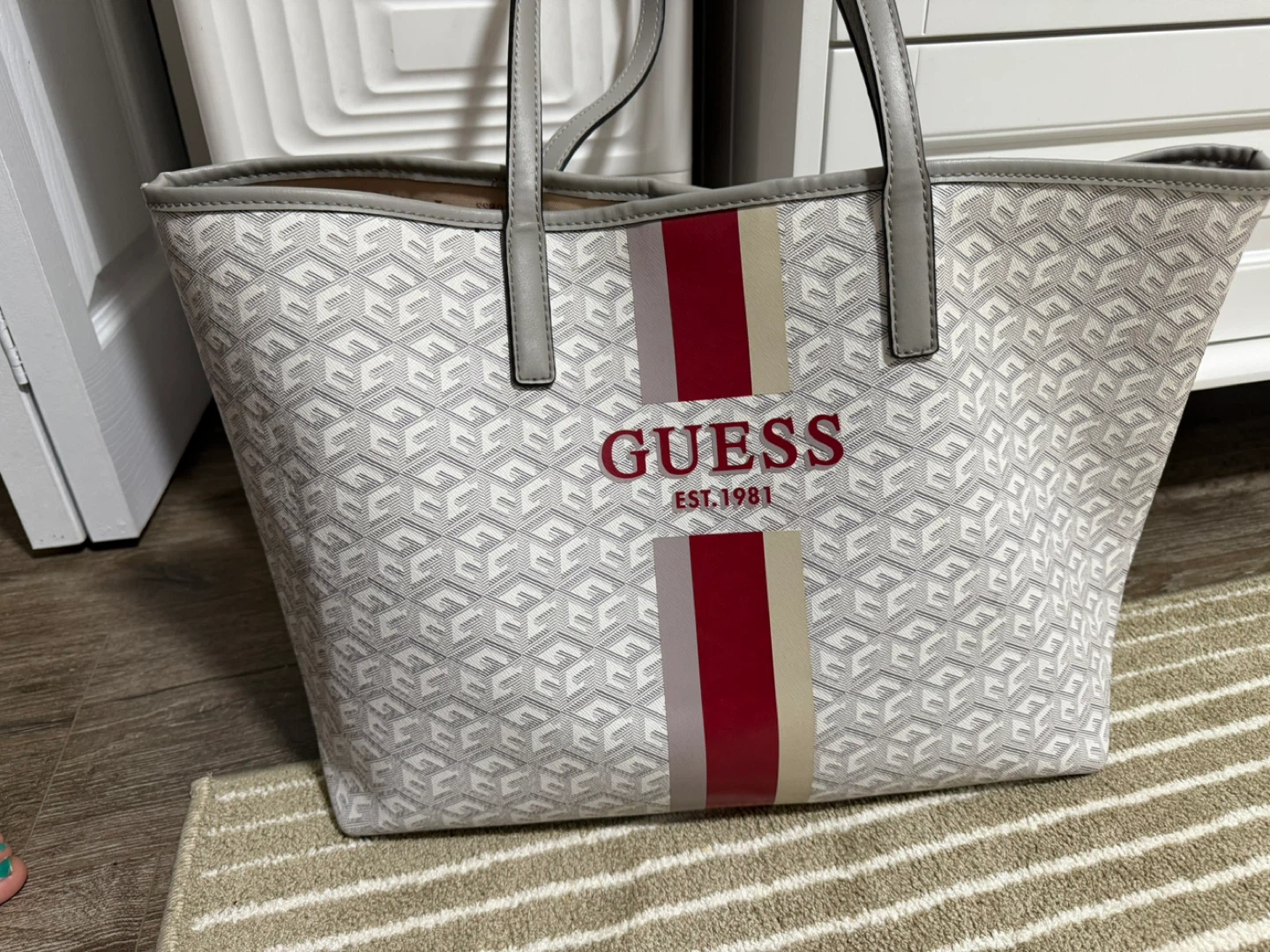 Guess Tote Bag - White & Grey - photo 2