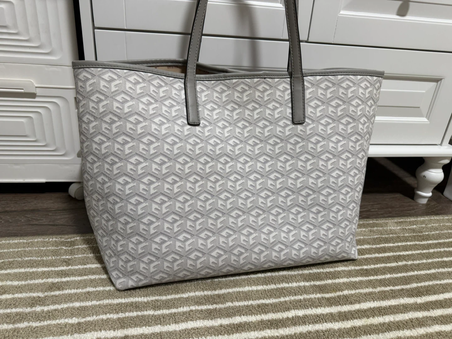 Guess Tote Bag - White & Grey - photo 3