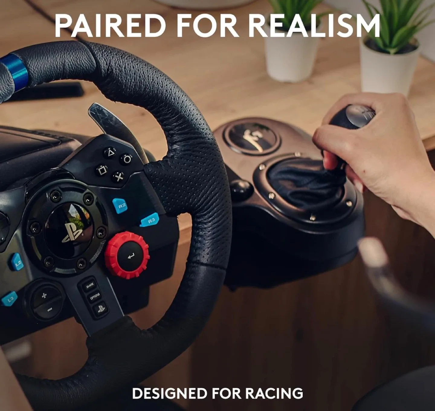 Logitech G29 Driving Force Racing Wheel + Shifter image indicator(9)