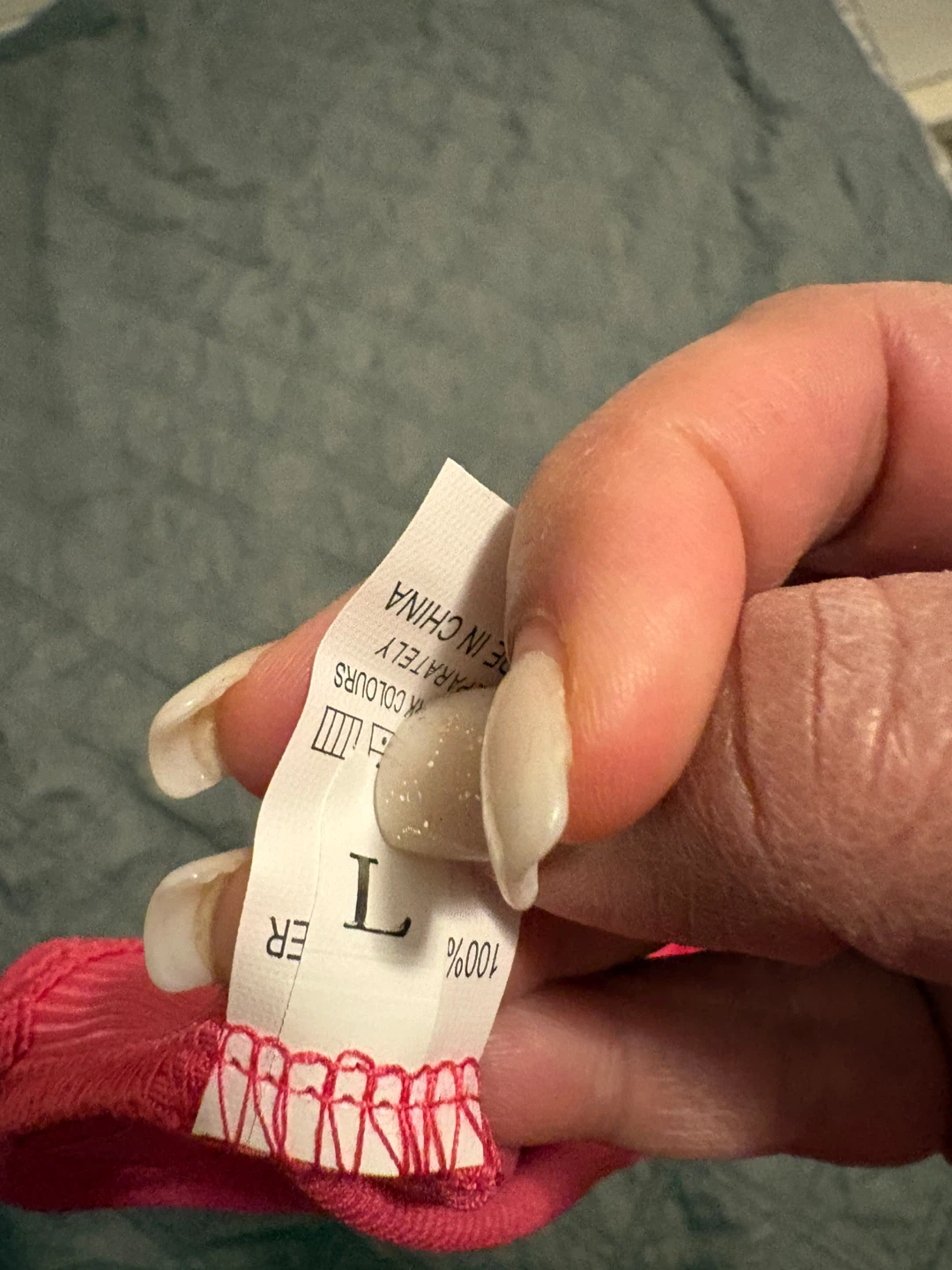 Pink Ribbed Tank Top - Size L - photo 3