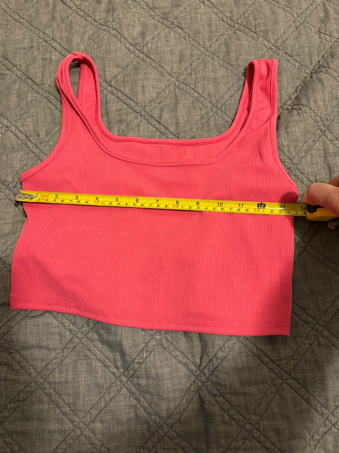Pink Ribbed Tank Top - Size L - photo 2
