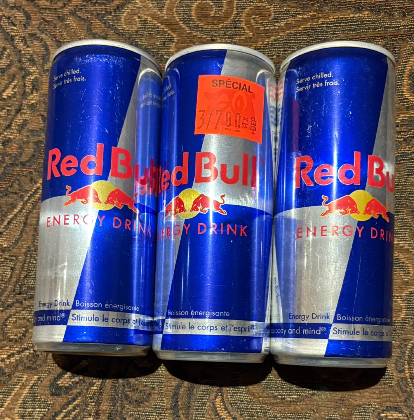 Red Bull Energy Drink - 3 cans
