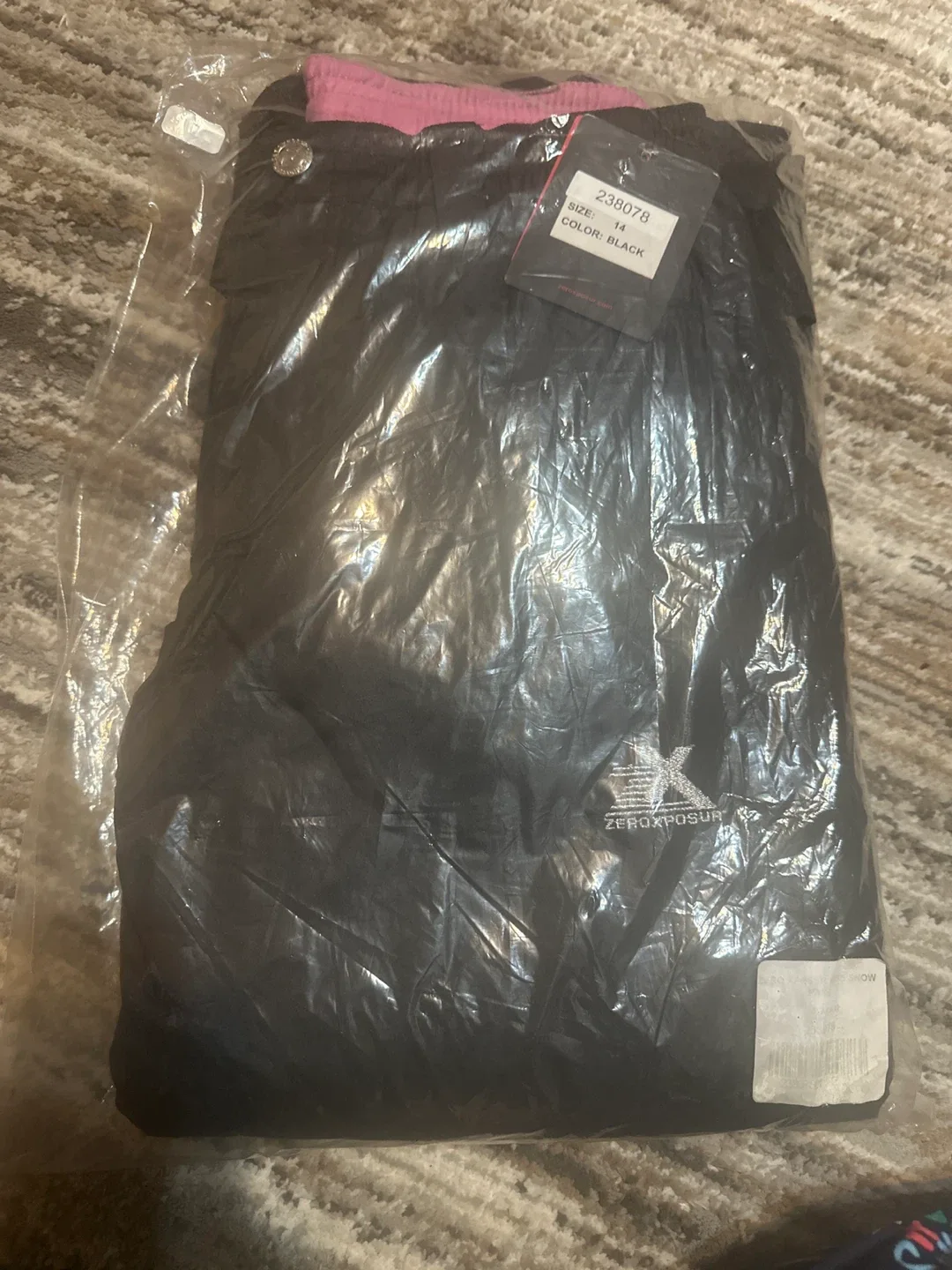 ZeroXposur Black Snow Pants Size 14