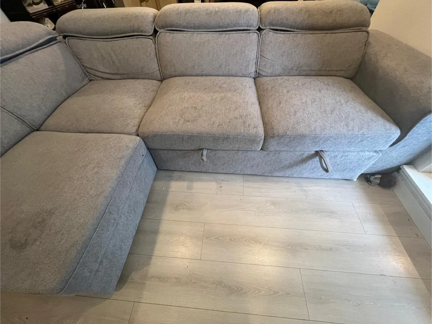 Grey Sectional Sofa bed