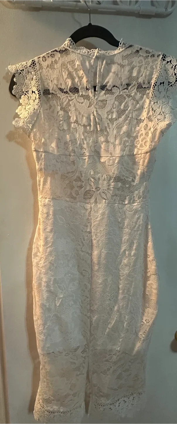 Lace Mini Dress - Size Small