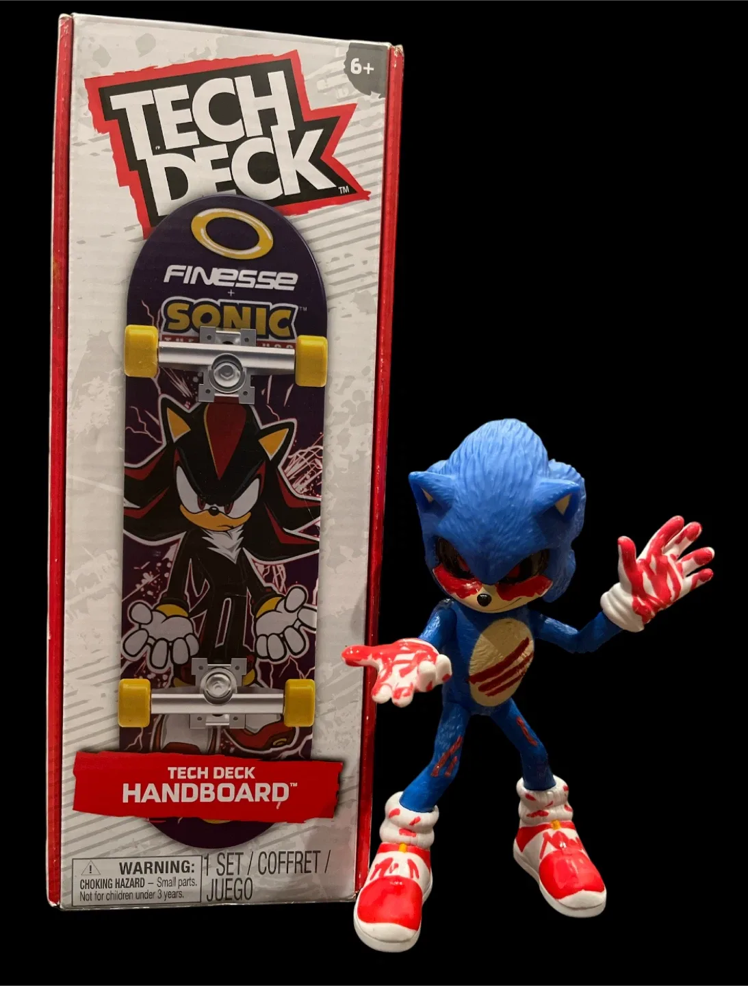 Tech Deck Shadow the Hedgehog Sonic.EXE