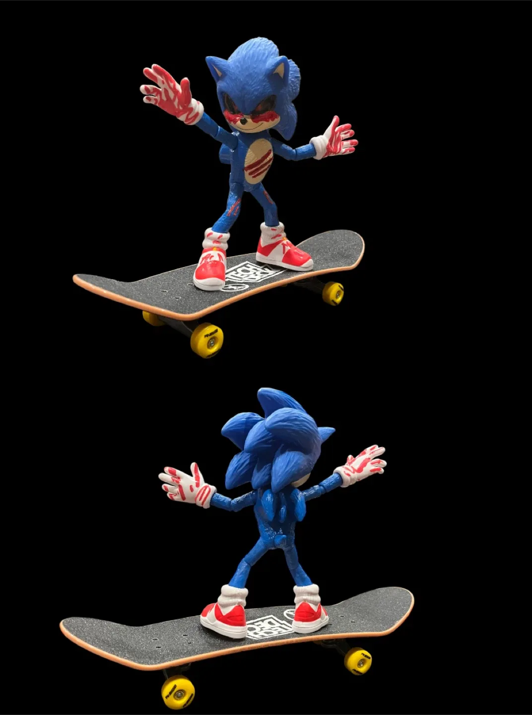 Tech Deck Shadow with a Custom Sonic Hedgehog (Sonic.EXE) image indicator(3)
