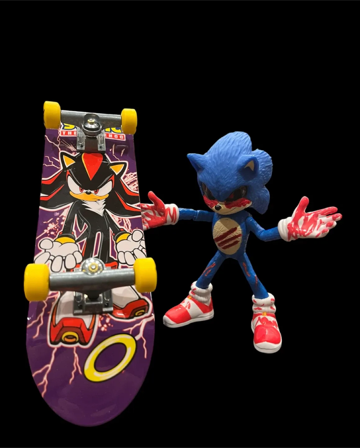 Tech Deck Shadow with a Custom Sonic Hedgehog (Sonic.EXE) image indicator(2)