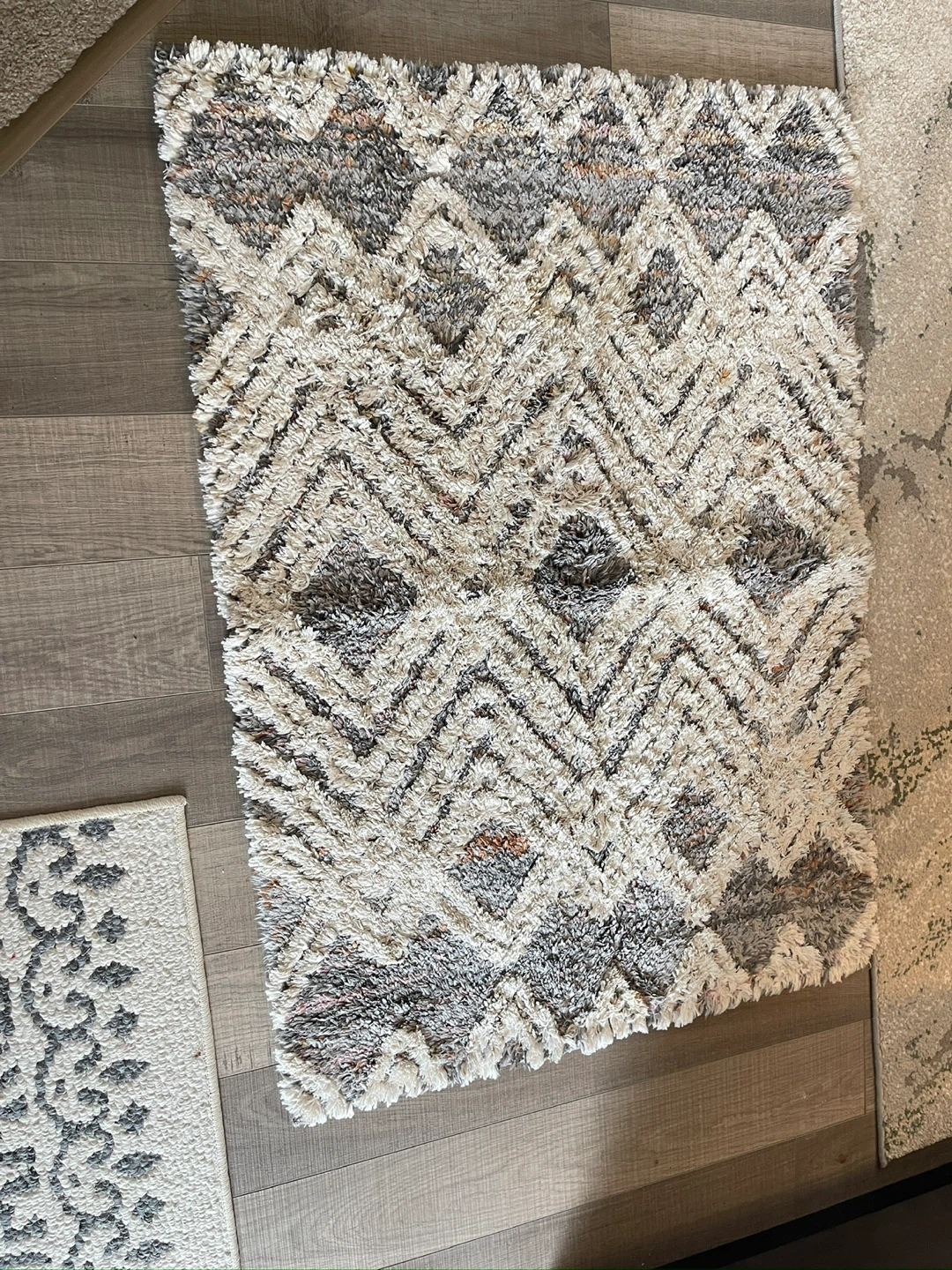 Patterned Area Rug - 1.04m x 78cm - photo 2